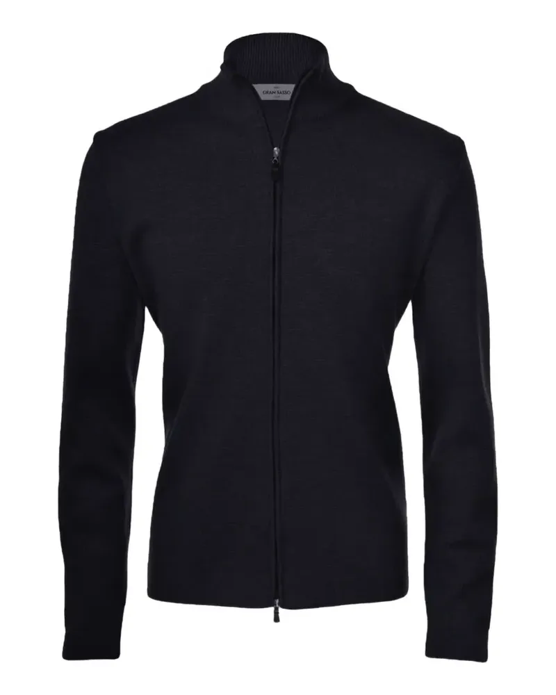 La Fileria zip-up high-neck cardigan - Schwarz Schwarz