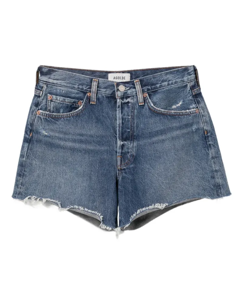 AGOLDE Parker Long Shorts - Blau Blau