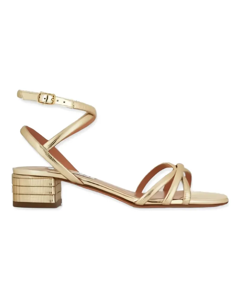 Aquazzura strappy buckle-fastening sandals - Gold Gold