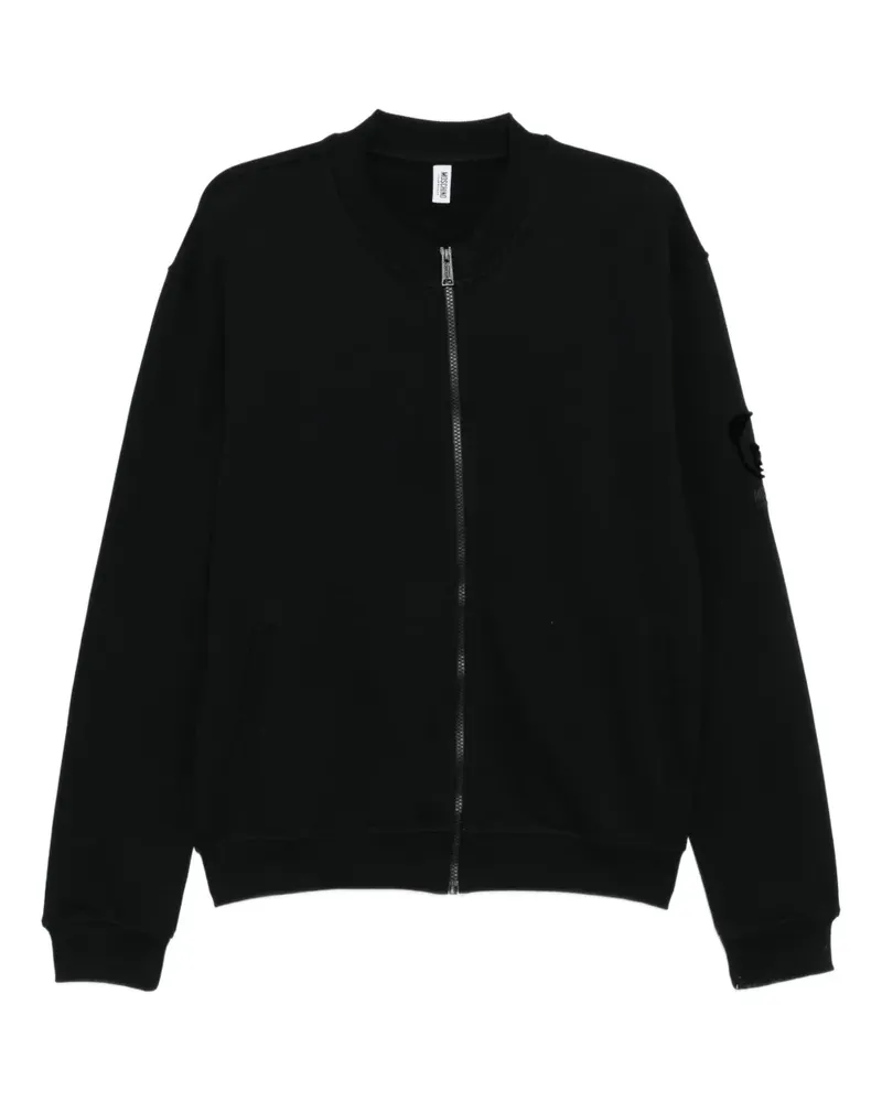 Moschino Sweatshirt mit Reißverschluss - Schwarz Schwarz