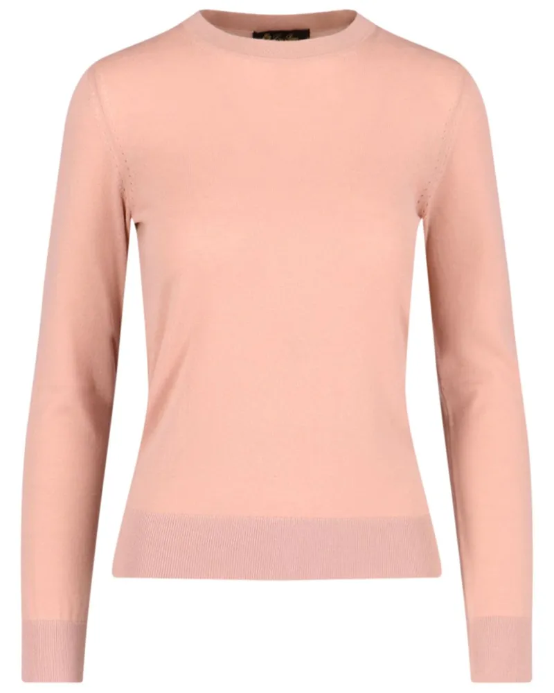 Loro Piana Neo Piuma Pullover - Rosa Rosa