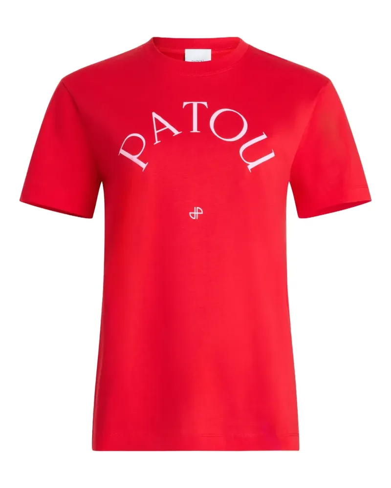 Patou T-Shirt mit Logo - Rot Rot