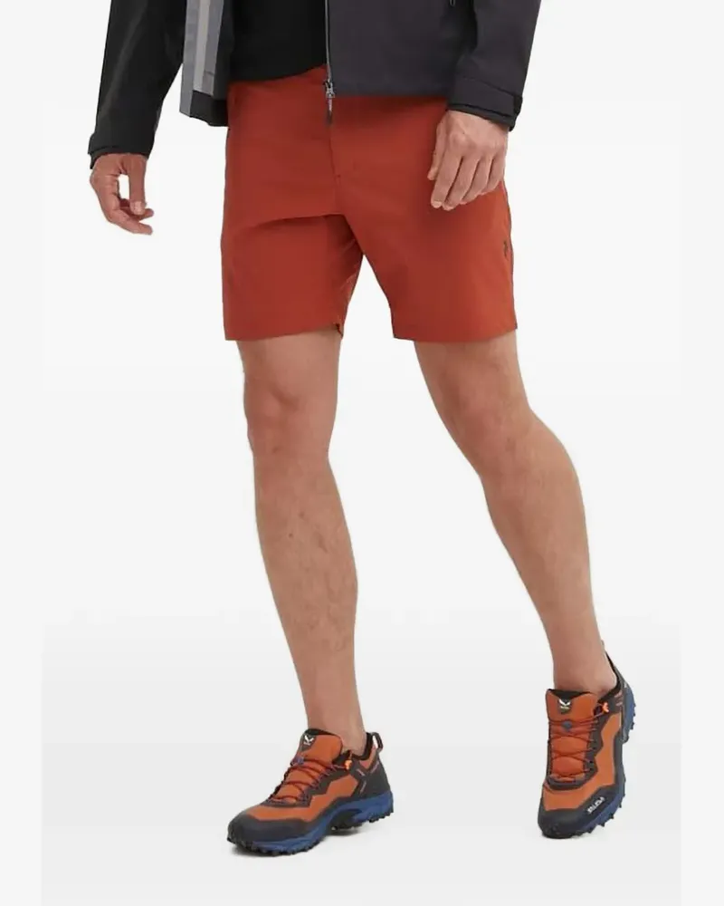 Peak Performance logo-print zip-pocket shorts - Orange Orange