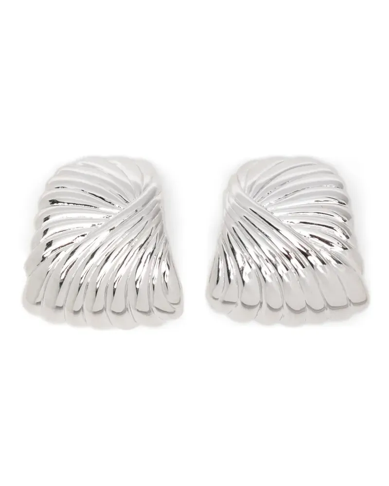 Missoma Geriffelte Ohrstecker - Silber Silber
