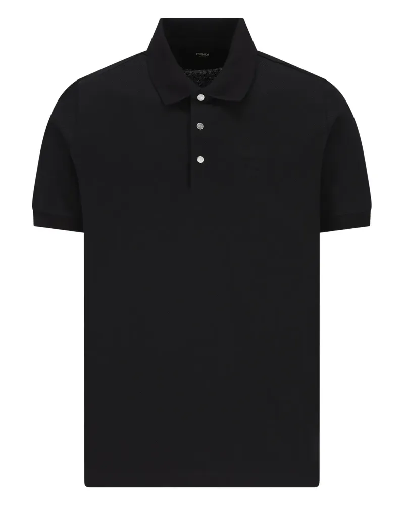 Fendi Poloshirt aus Piqué - Blau Blau