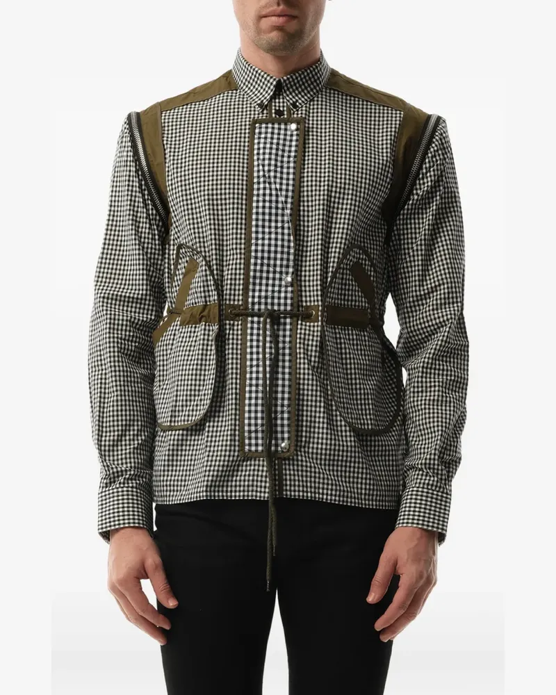 Givenchy Podium gingham-check shirt - Schwarz Schwarz