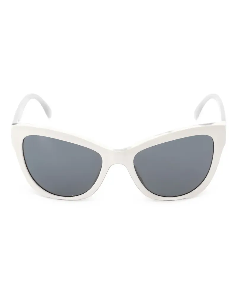 Versace Cat-Eye-Sonnenbrille - Weiß Weiß