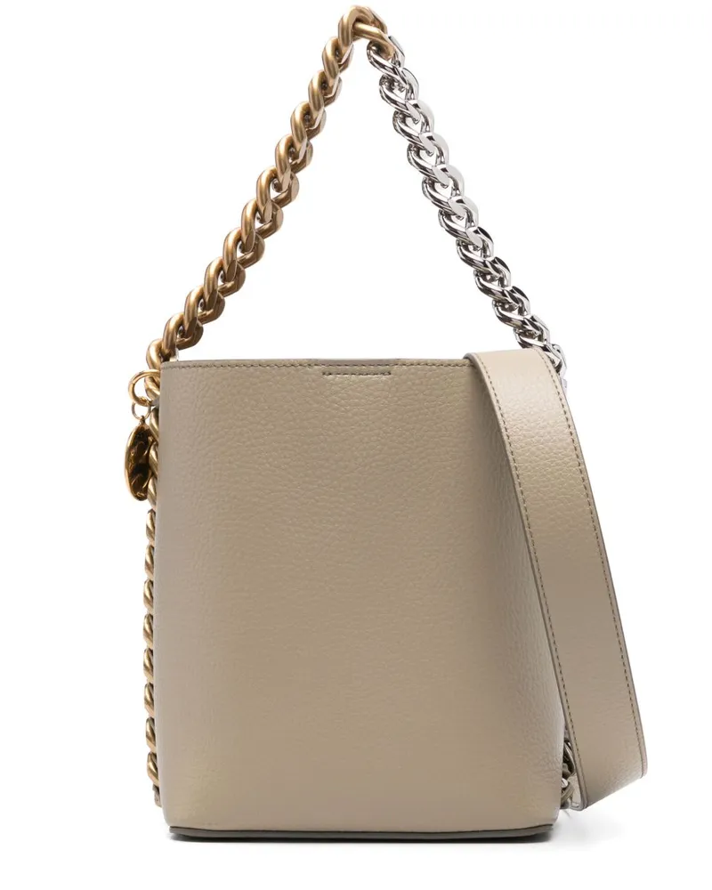 Stella McCartney Strukturierte Beuteltasche - Nude Nude