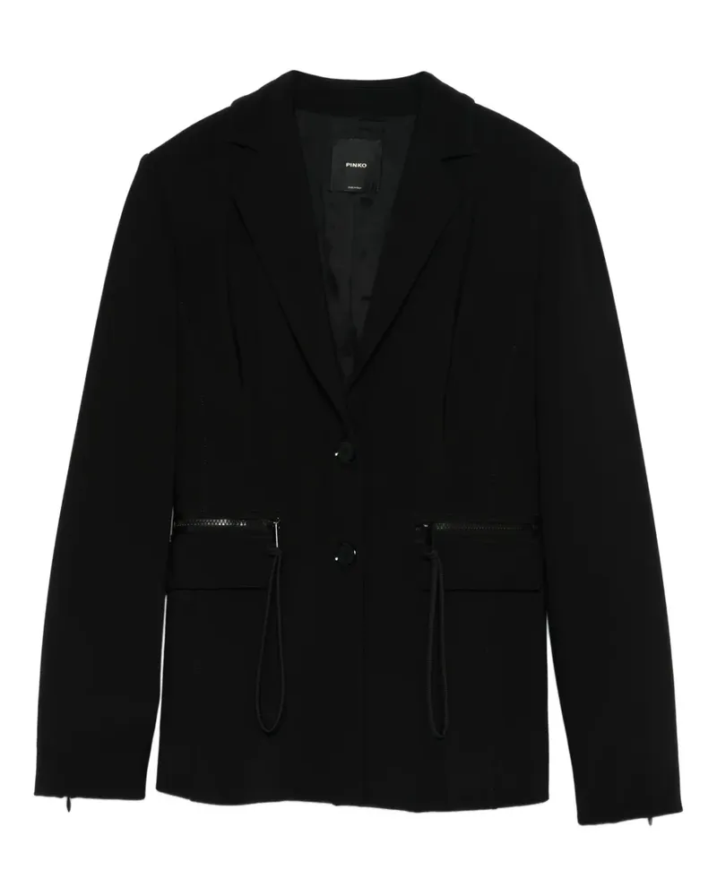 Pinko Faustina zip-pocket blazer - Schwarz Schwarz