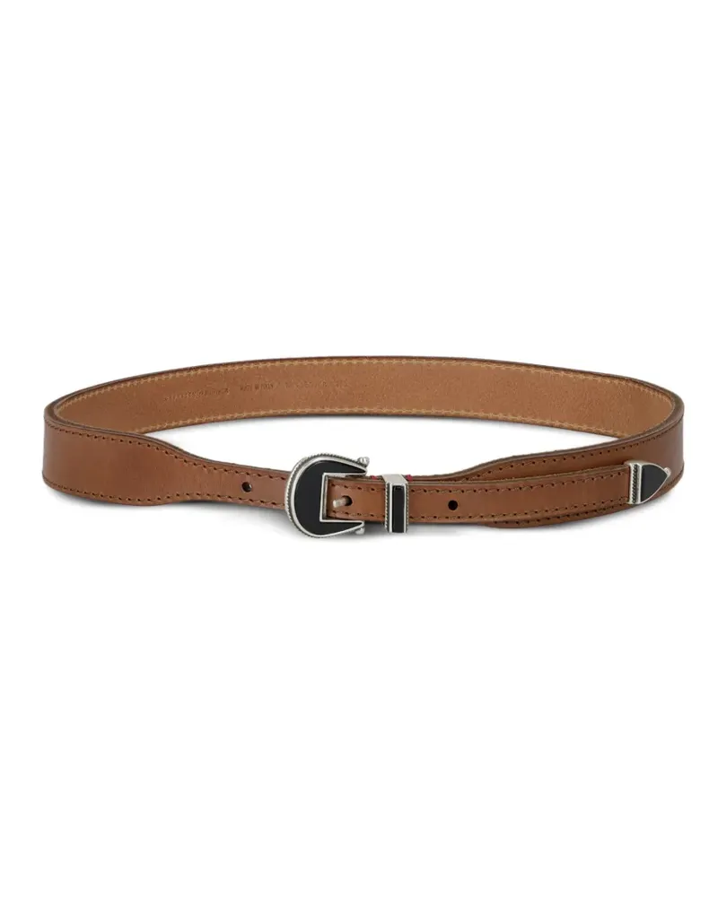 Fortela leather buckle belt - Braun Braun