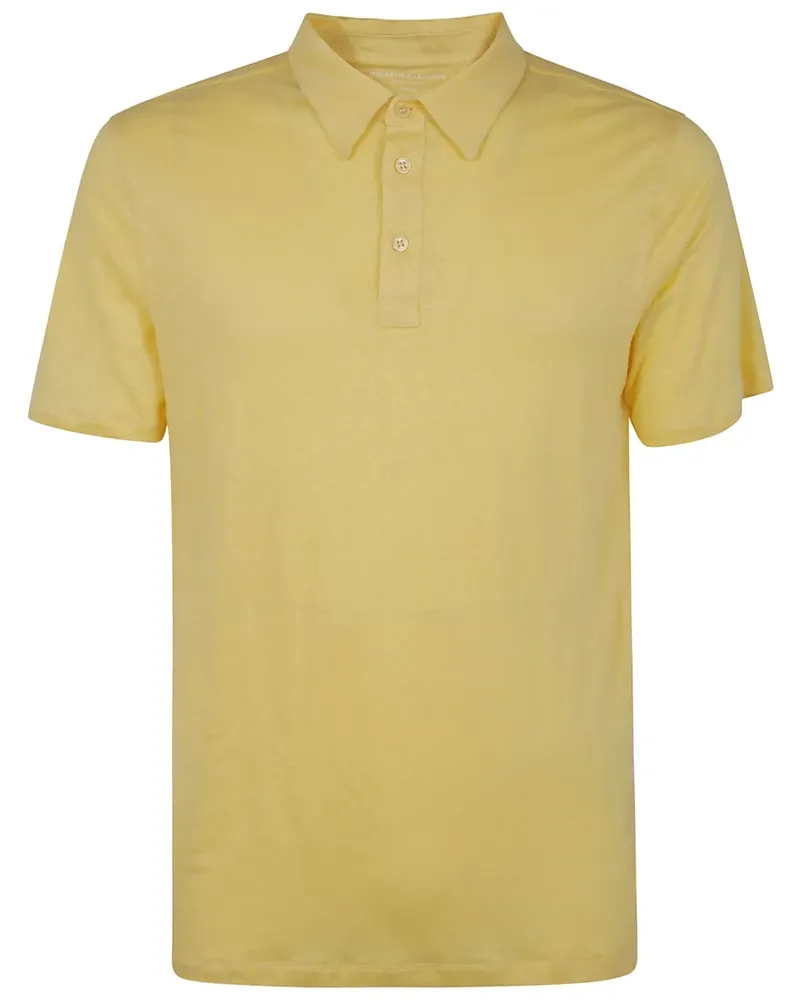 Majestic Klassisches Poloshirt - Gelb Gelb