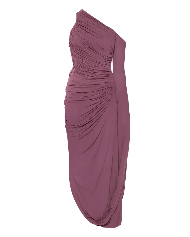 Thierry Mugler One-Shoulder-Kleid - Rosa Rosa
