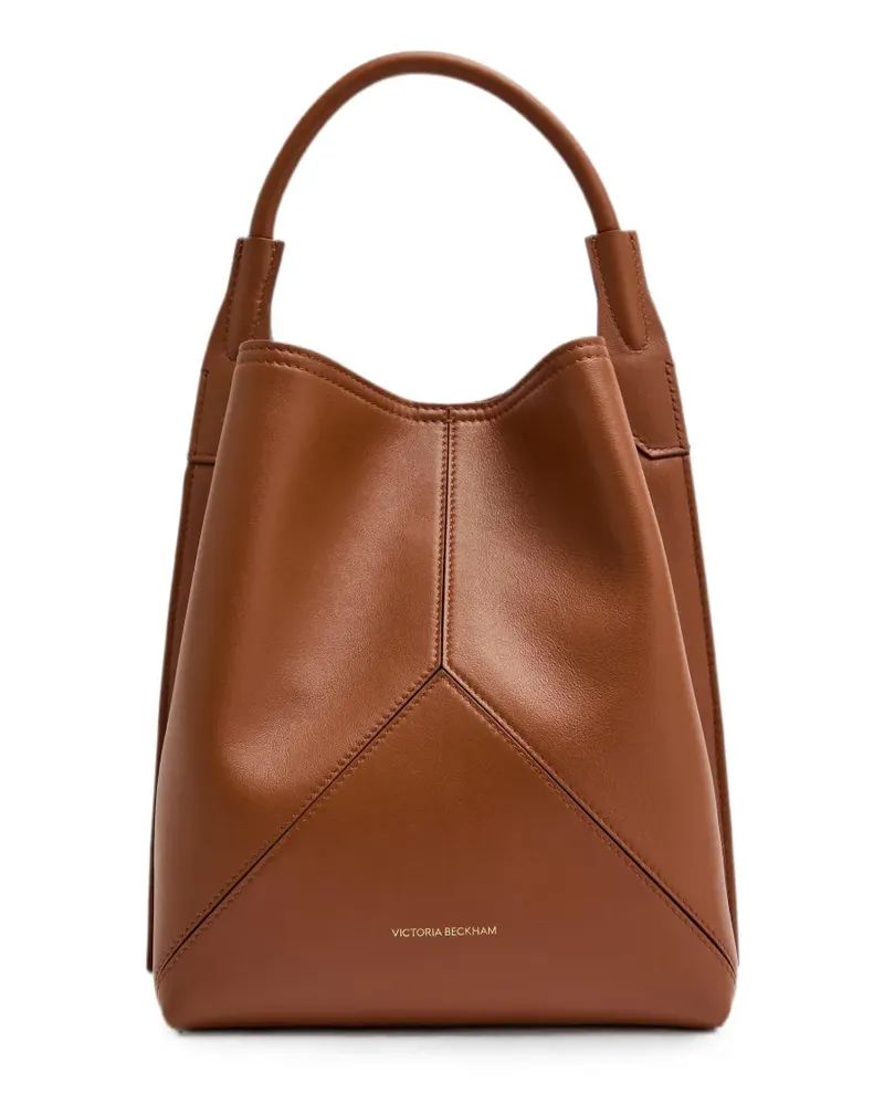 Victoria Beckham leather panelled bucket bag - Braun Braun