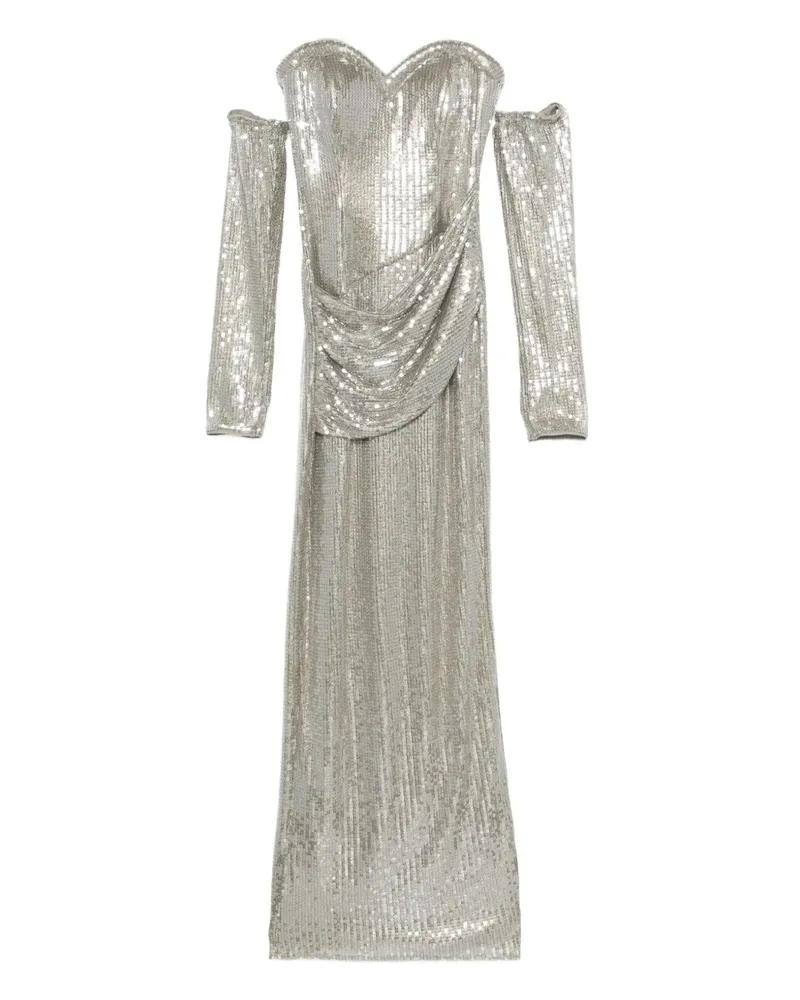 ATU Body Couture Maxikleid mit Pailletten - Metallic Metallic