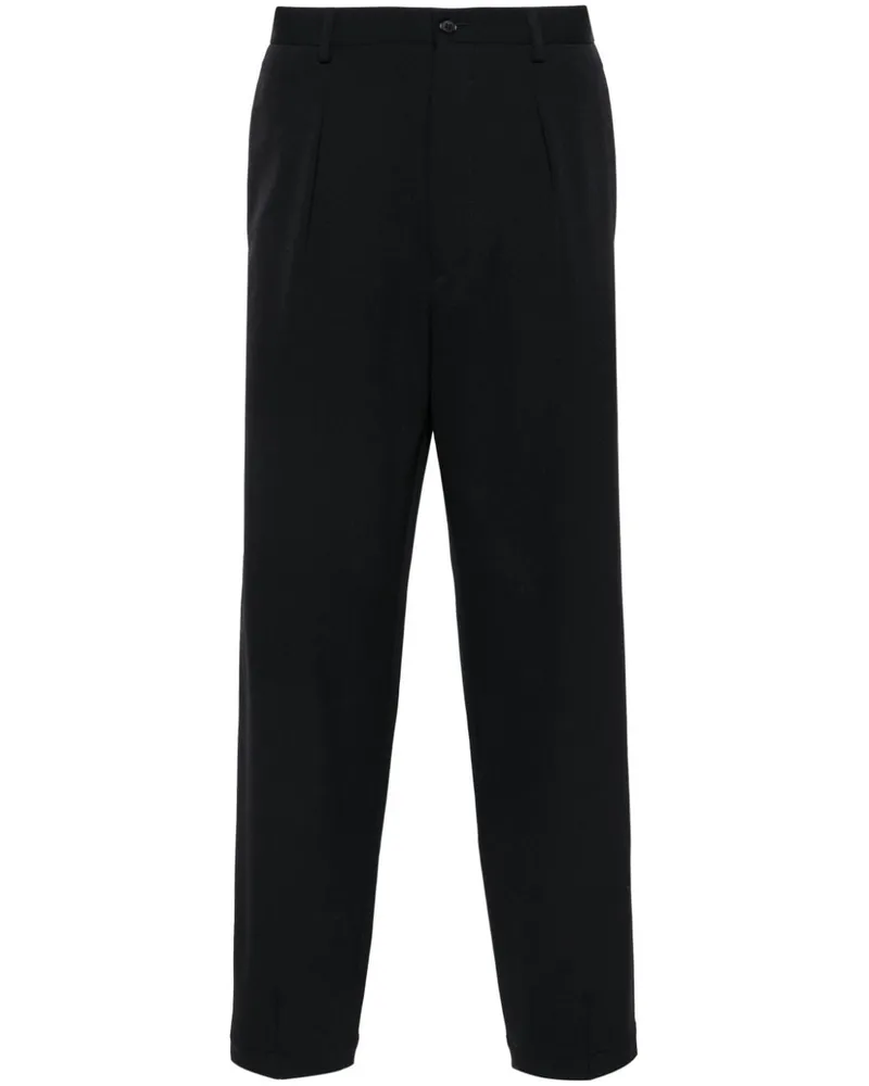 Giorgio Armani Plissierte Hose - Schwarz Schwarz