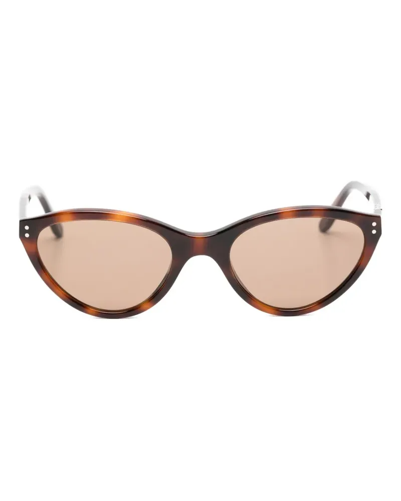 Totême Cat-Eye-Sonnenbrille in Schildpattoptik - Braun Braun