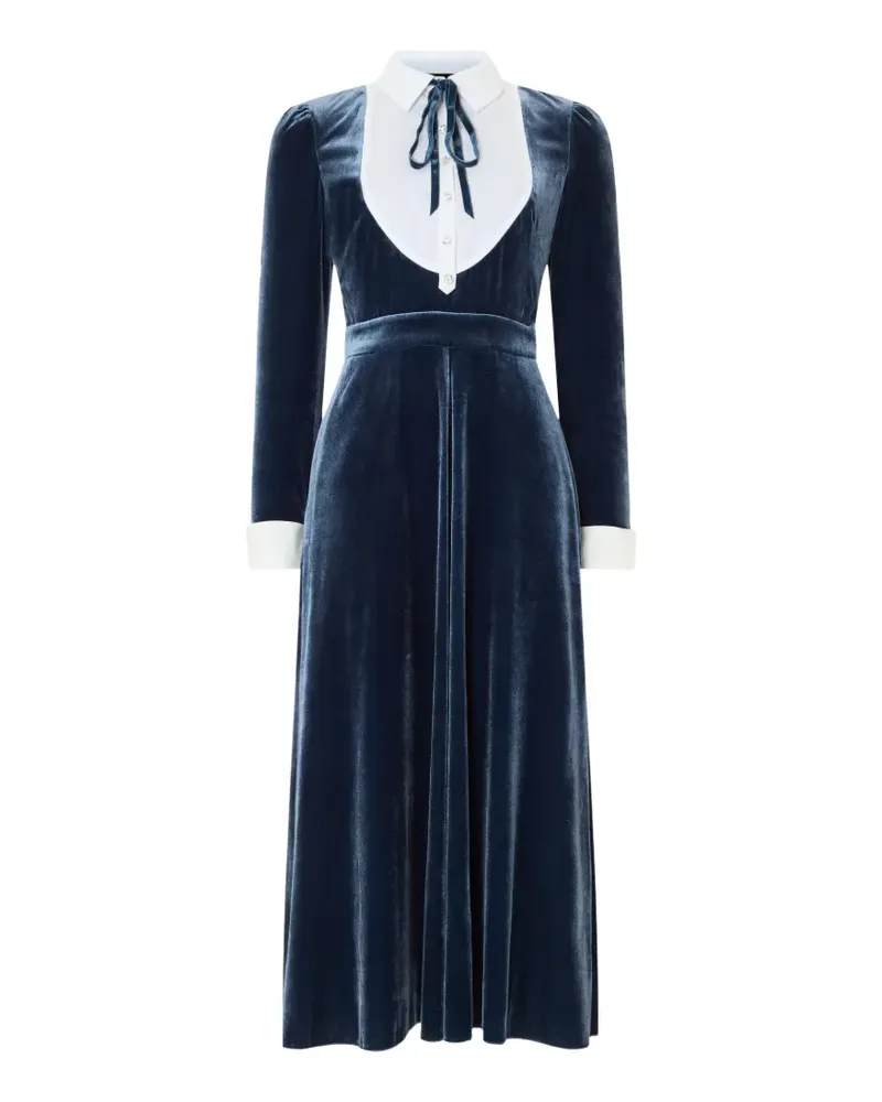 Temperley London Pompidou Midikleid - Blau Blau