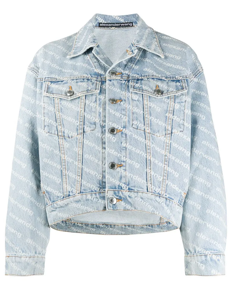Alexander Wang Falling Back' Jeansjacke - Blau Blau