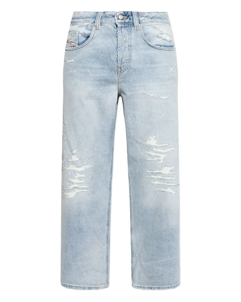 Diesel Jeans im Distressed-Look - Blau Blau