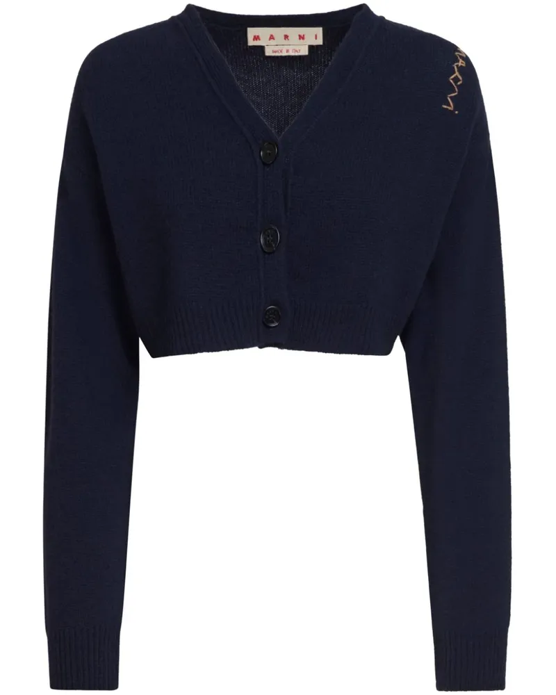 Marni Cardigan aus Kaschmir - Blau Blau