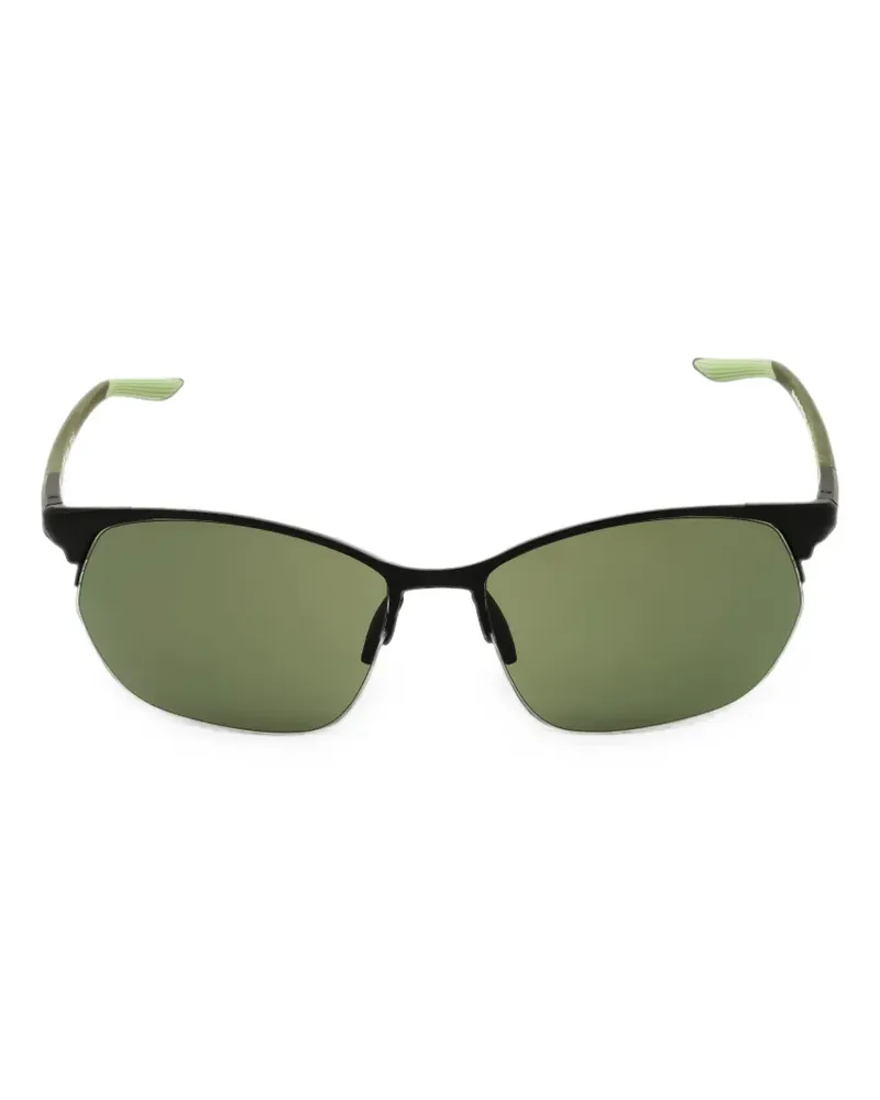 Nike Modern Metal Zone oval-frame sunglasses - Schwarz Schwarz