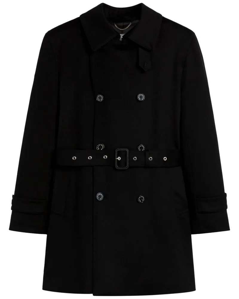 MACKINTOSH Fetlar Trenchcoat - Schwarz Schwarz