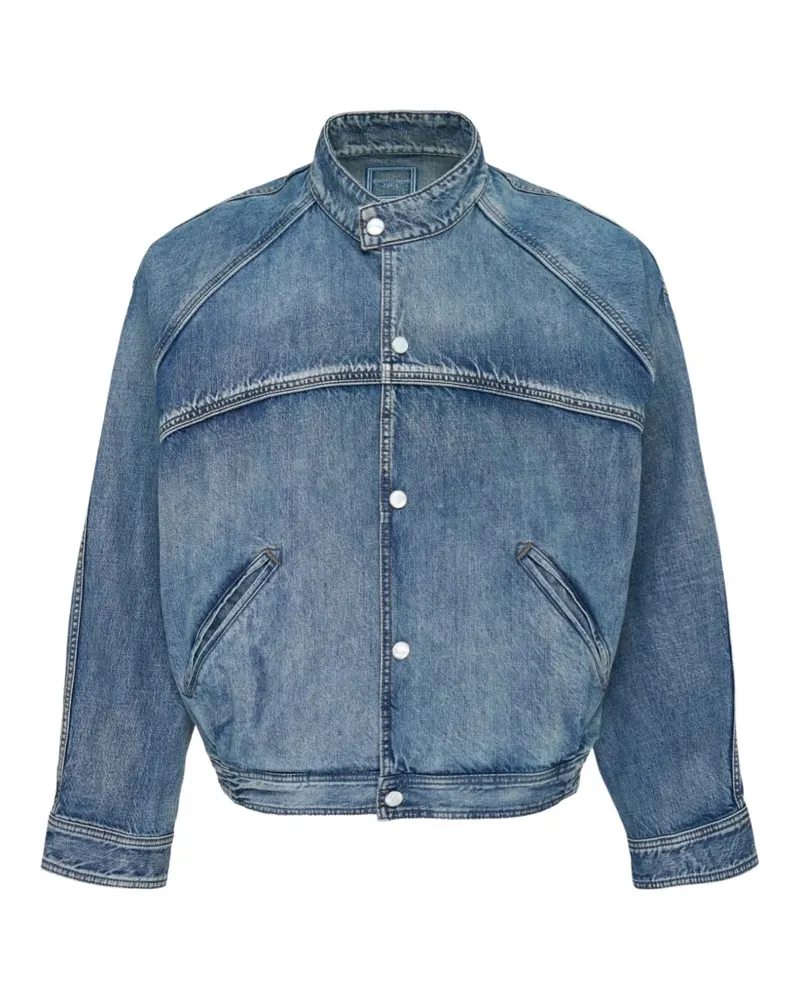 Wooyoungmi stand-collar denim jacket - Blau Blau