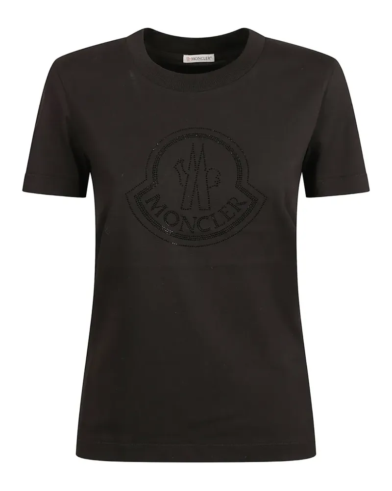 Moncler logo-embellished T-shirt - Schwarz Schwarz