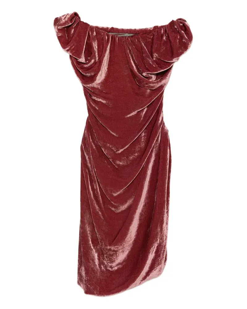 Vivienne Westwood Schulterfreies Midikleid - Rot Rot