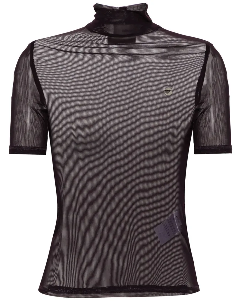 COPERNI Mesh-Top mit Logo-Applikation - Rot Rot