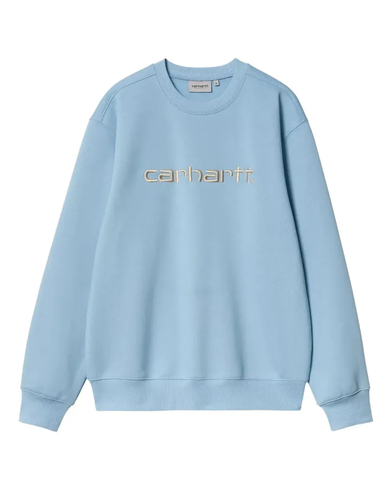 Carhartt WIP Sweatshirt mit Logo-Stickerei - Blau Blau