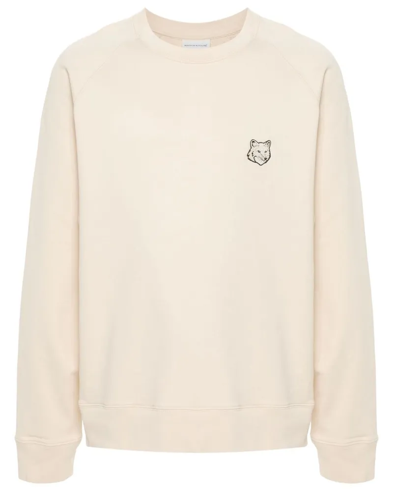 Kitsuné Fox Head Sweatshirt Nude