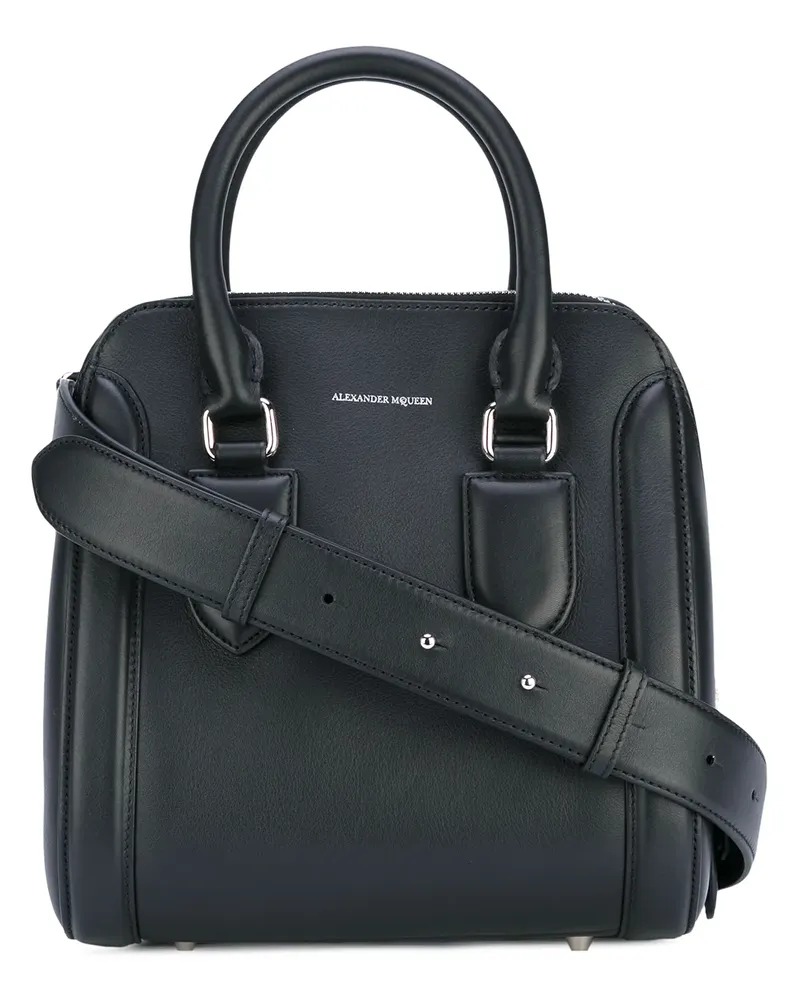 Alexander McQueen Mittelgroße 'Heroine' Handtasche - Schwarz Schwarz