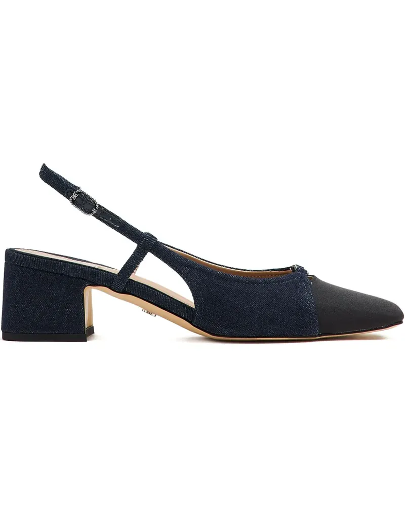 Sam Edelman Slingback-Pumps mit Jeanseinsätzen - Blau Blau