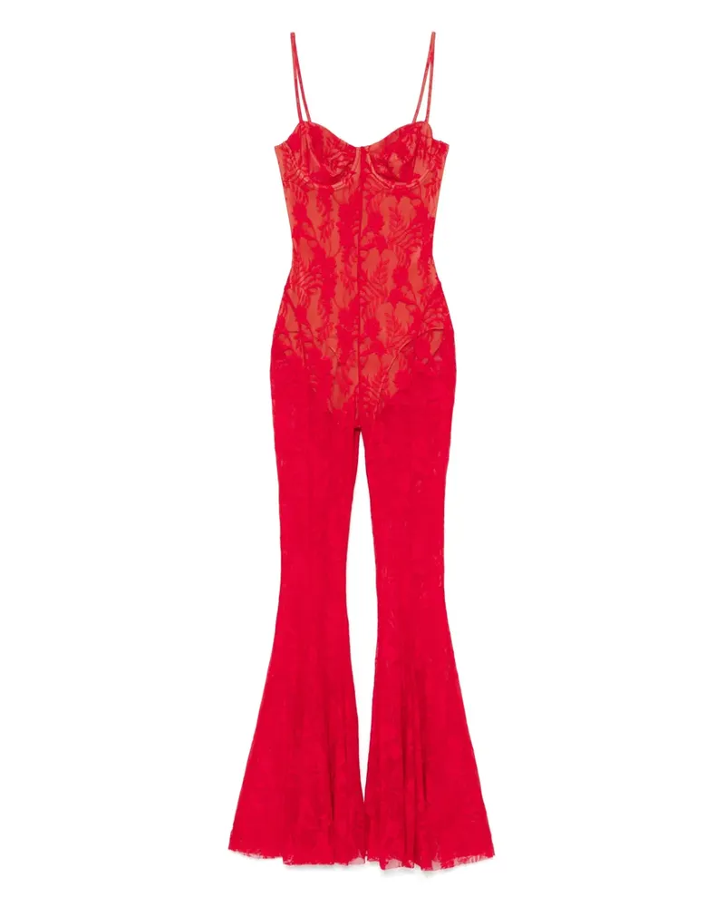 Norma Kamali Jumpsuit mit Bügel - Rot Rot