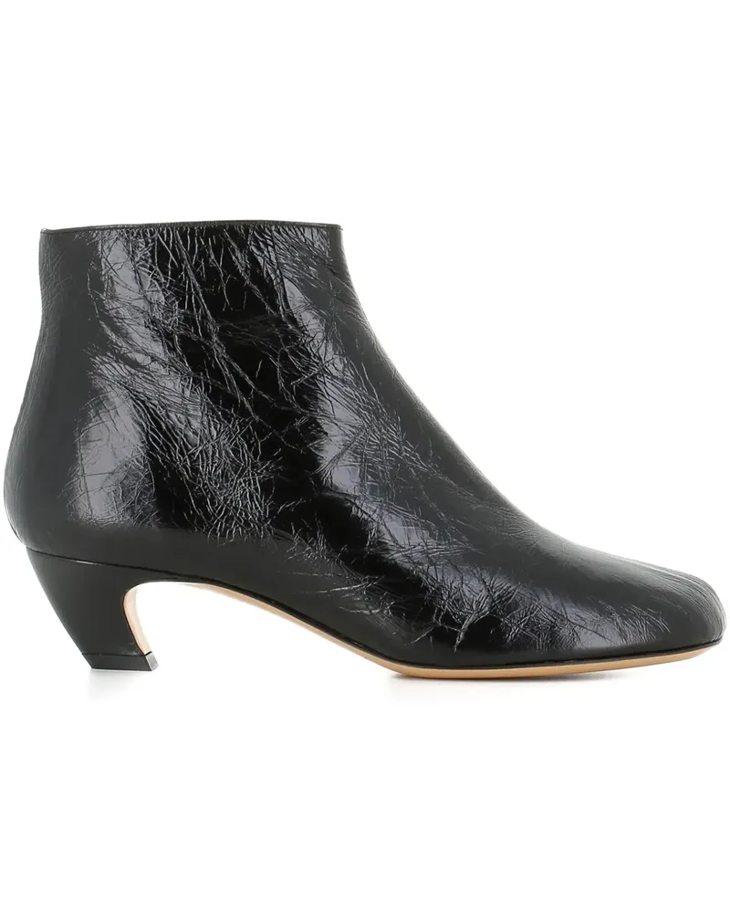 Le Monde Béryl Stiefel mit eckiger Kappe - Schwarz Schwarz