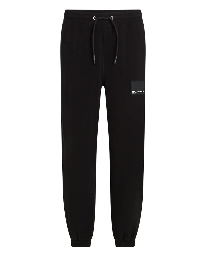 Karl Lagerfeld Jogginghose mit Logo-Patch - Schwarz Schwarz
