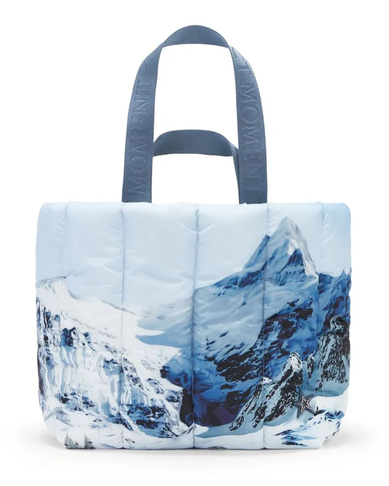 Perfect Moment Tote Bag mit Gebirgs-Print - Blau Blau