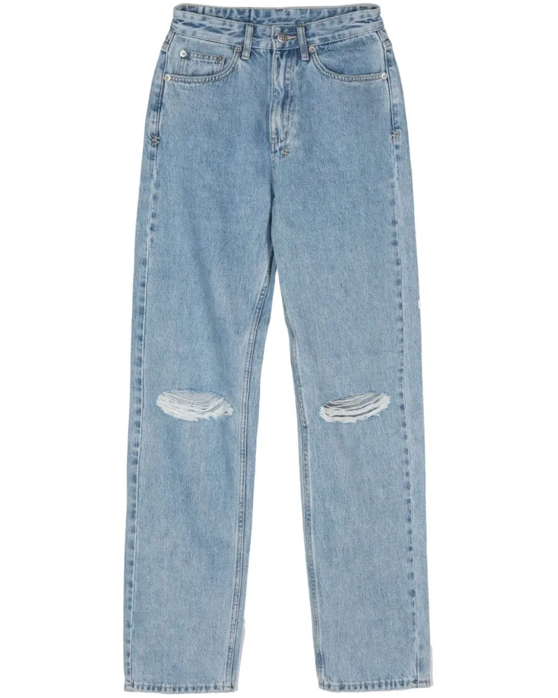 ksubi Play-back Authentik Trashed Jeans Blau