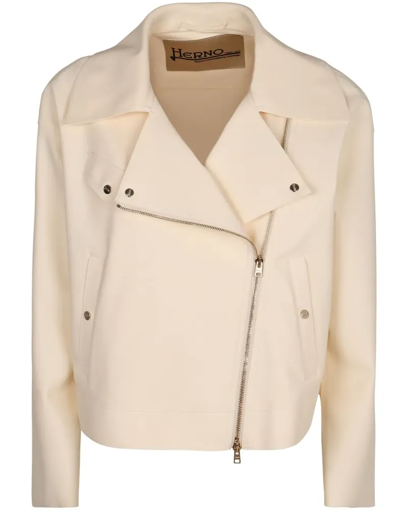 Herno Bikerjacke mit Reißverschluss - Nude Nude