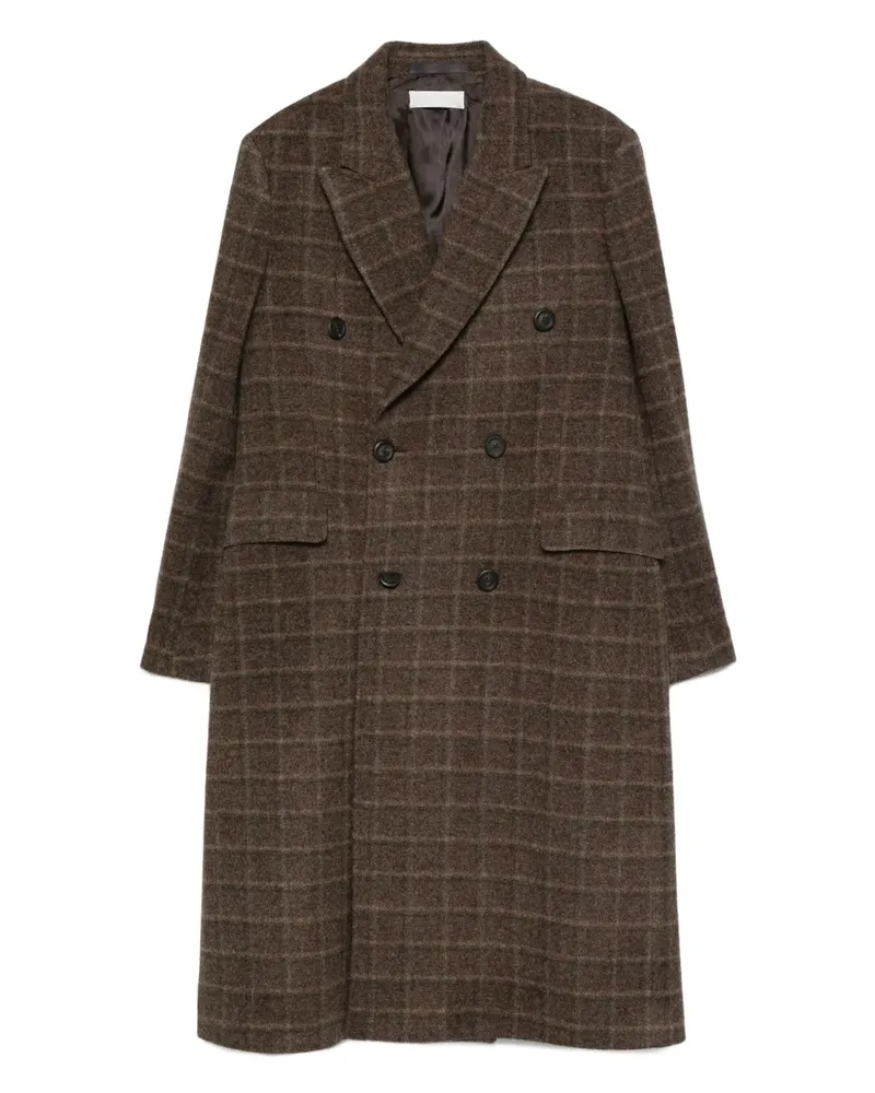 Our Legacy Karierte Cabanjacke - Braun Braun