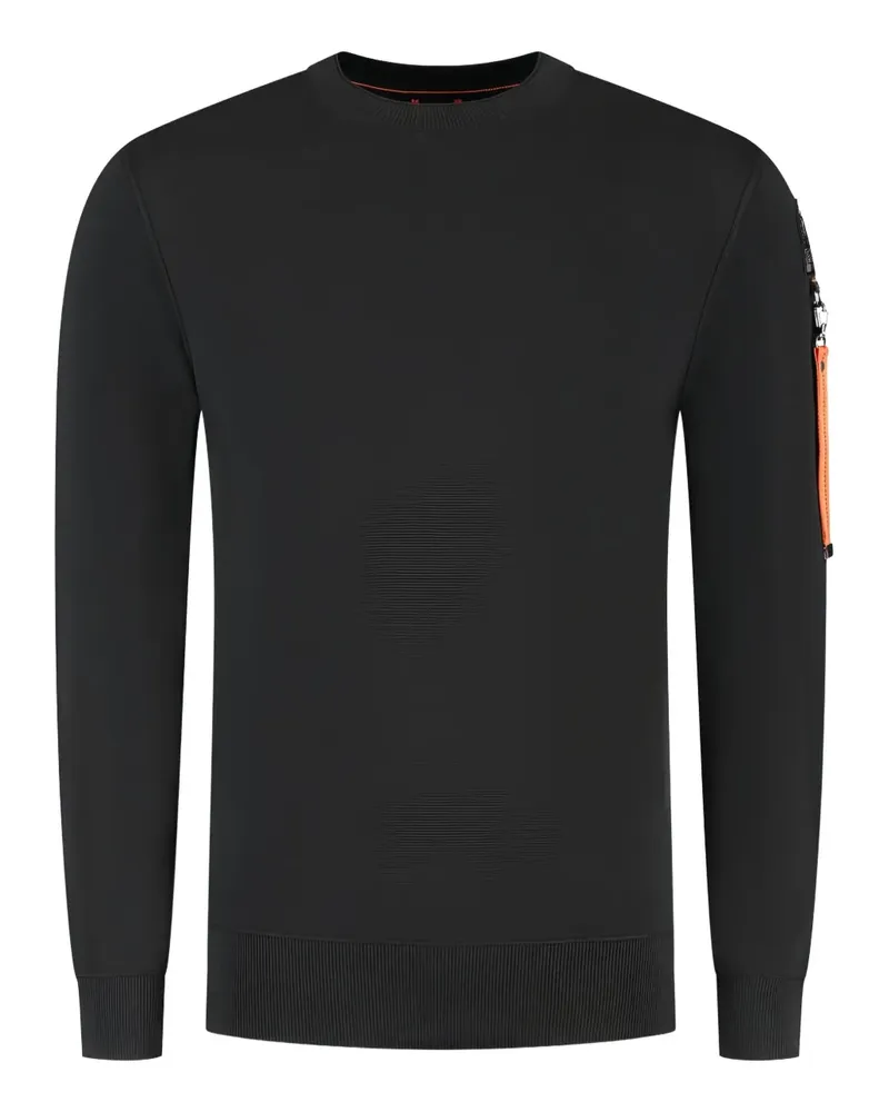 Parajumpers Pullover mit Logo-Patch - Schwarz Schwarz
