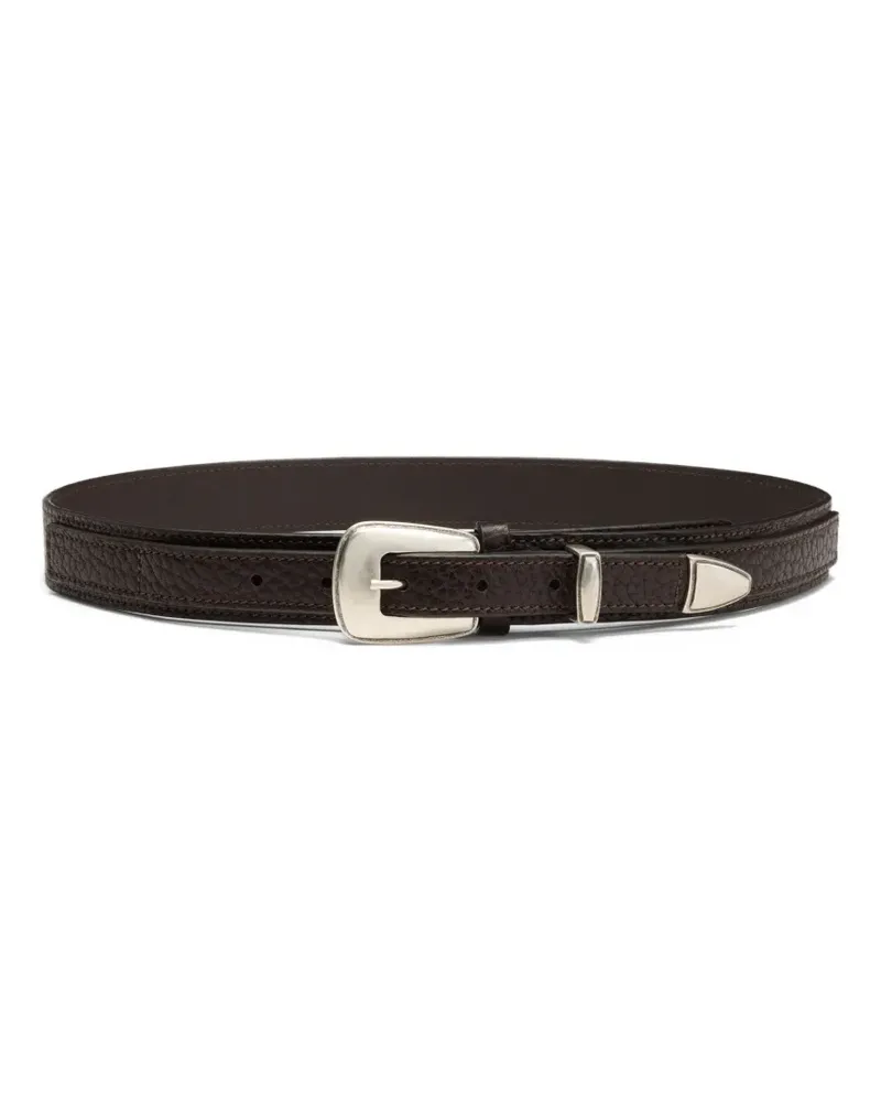 Christophe Lemaire Minimal Western Gürtel - Braun Braun