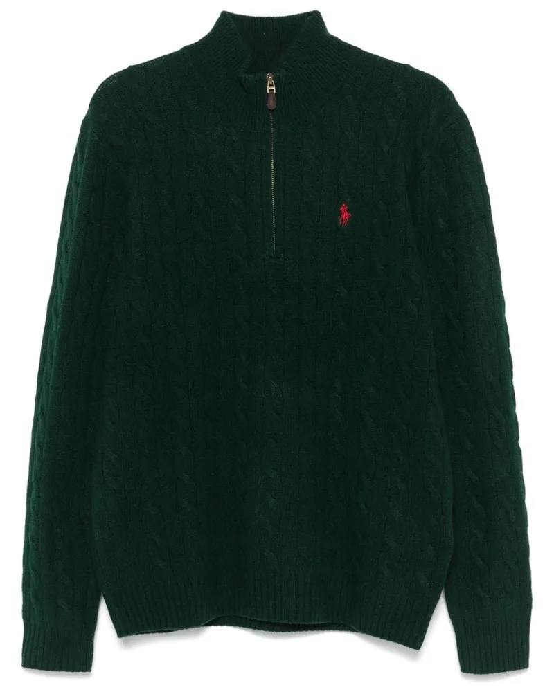 Ralph Lauren Pullover mit Zopfmuster - Grün Grün