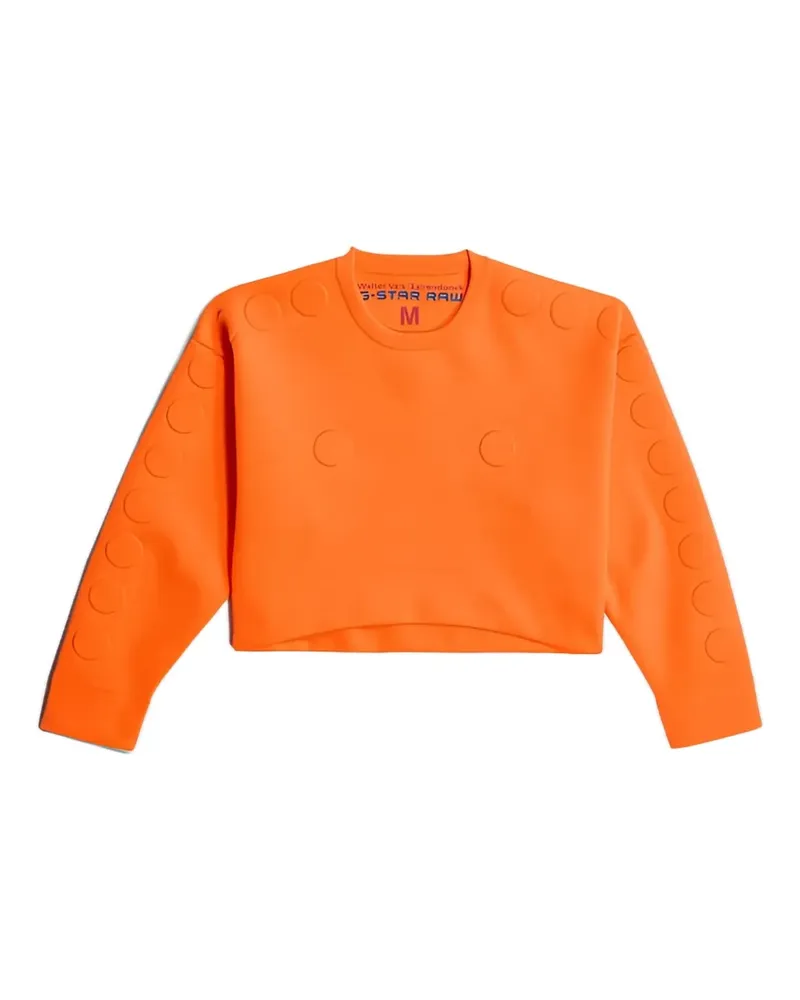 Walter van Beirendonck x G-Star Pullover mit Prägung - Orange Orange