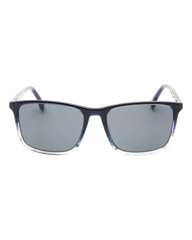 HUGO BOSS Sonnenbrille mit eckigem Gestell - Blau Blau