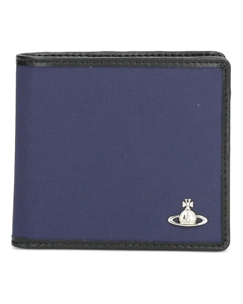 Vivienne Westwood Portemonnaie mit Orb-Schild - Blau Blau