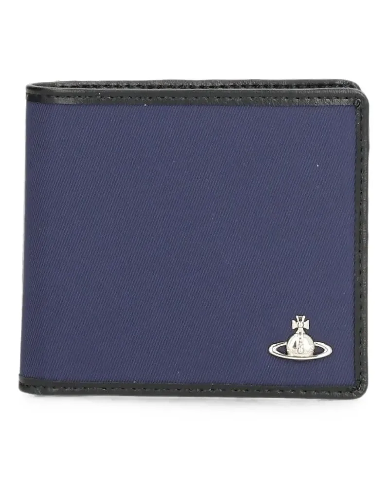 Vivienne Westwood Orb-plaque billfold wallet - Blau Blau