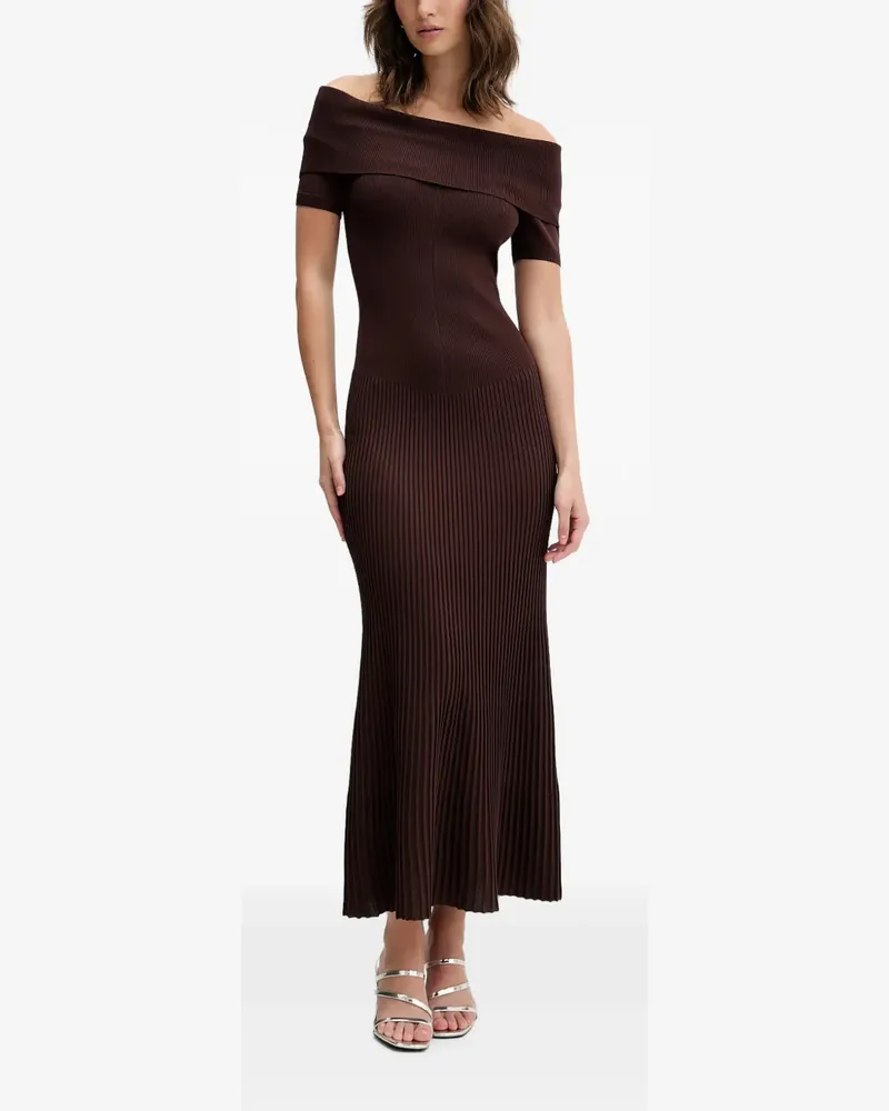Bardot off-shoulder maxi dress - Braun Braun