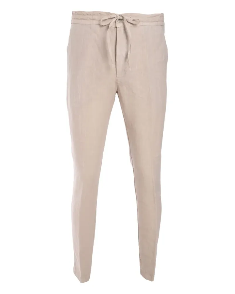 120% Lino Hose mit Kordelzug - Nude Nude